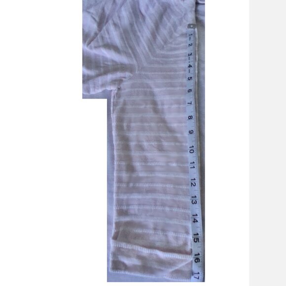 Denver Hayes, 3/4 Length Sleeve, Pink with White Stripes, Large - Picture 4 of 6